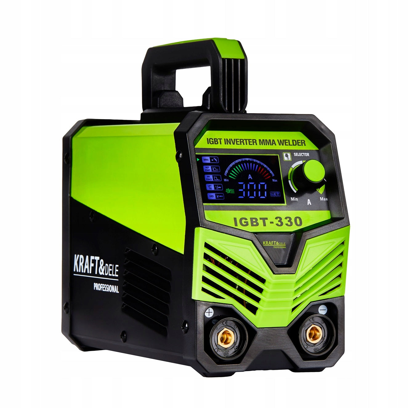 MMA IGBT LIFT TIG LCD 4in1 20-330A Kraft&Dele Inverterinis suvirinimo aparatas