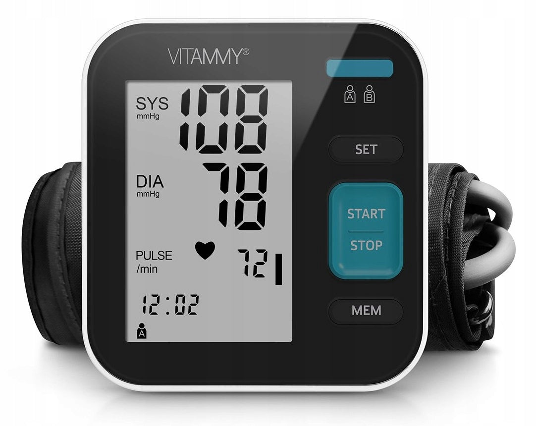 Žastinis kraujospūdžio matuoklis su aritmijos aptikimu ir USB maitinimu VITAMMY NEXT 5 BASIC