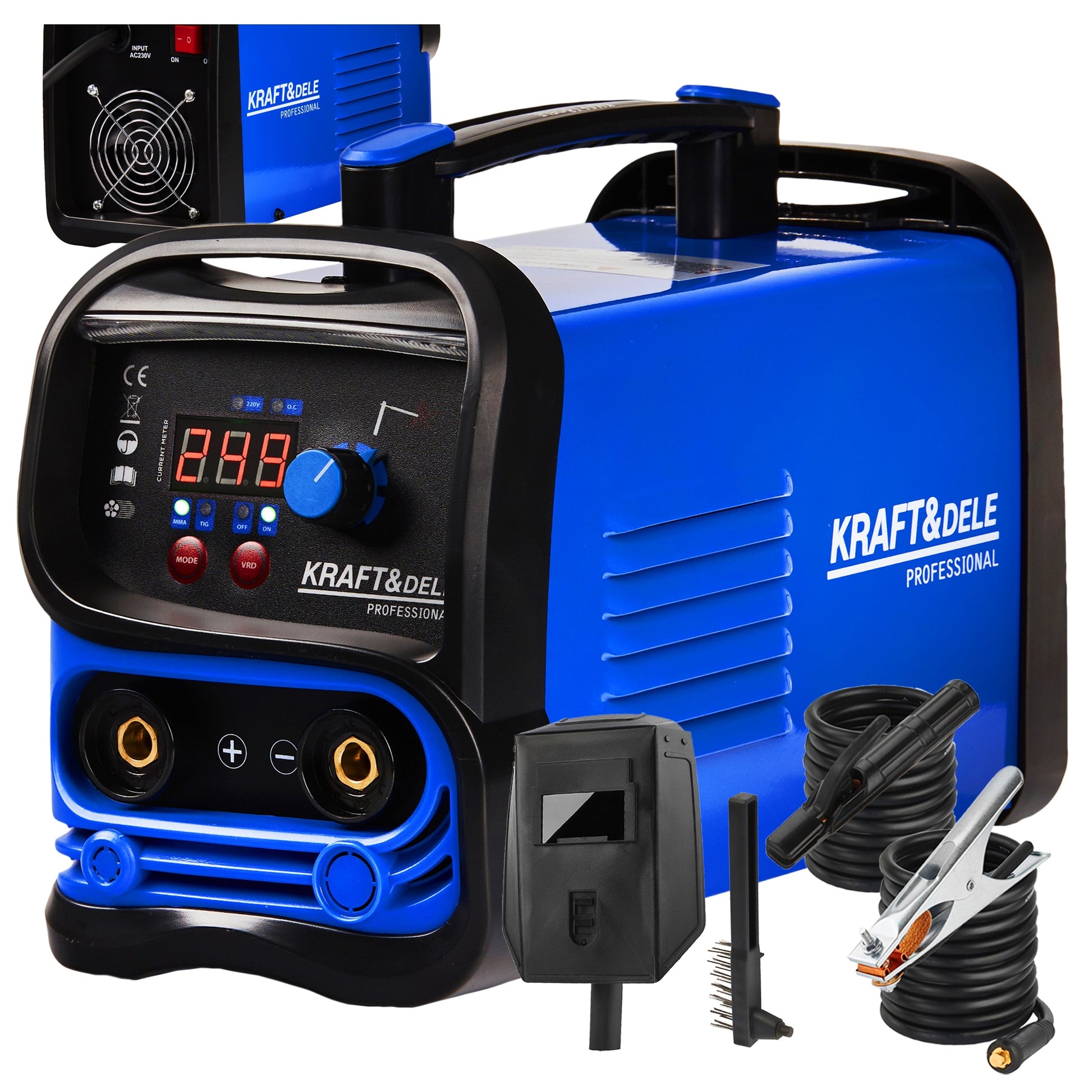 Inverterinis suvirinimo aparatas KD1880 | 350A | MMA/LIFT TIG 3-in-1