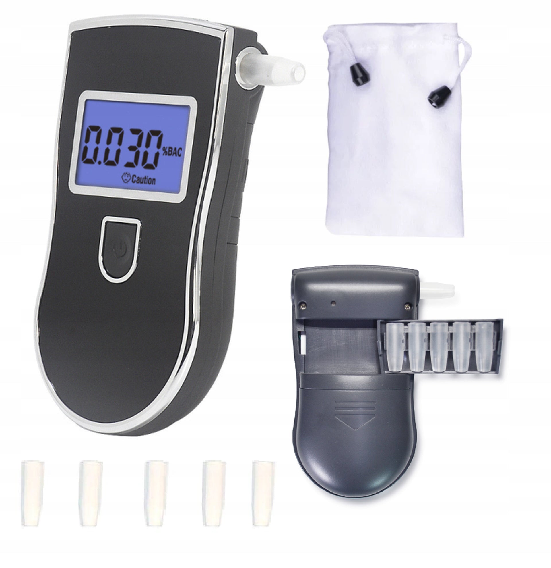 Alkotesteris ZENWIRE AT-818 su 5 antgaliais ir dėklu