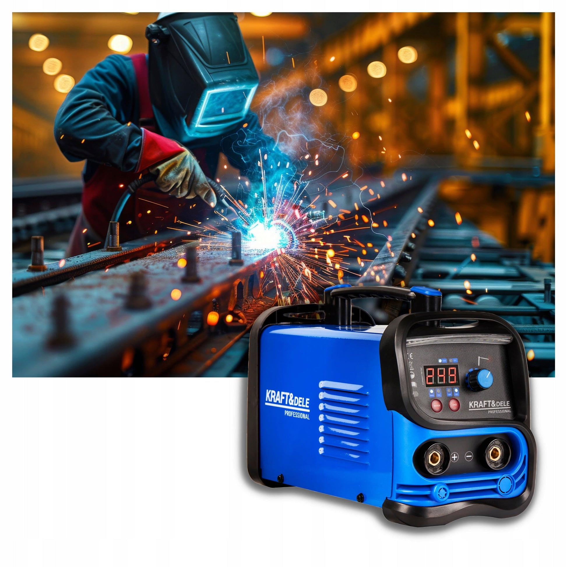 Inverterinis suvirinimo aparatas KD1880 | 350A | MMA/LIFT TIG 3-in-1