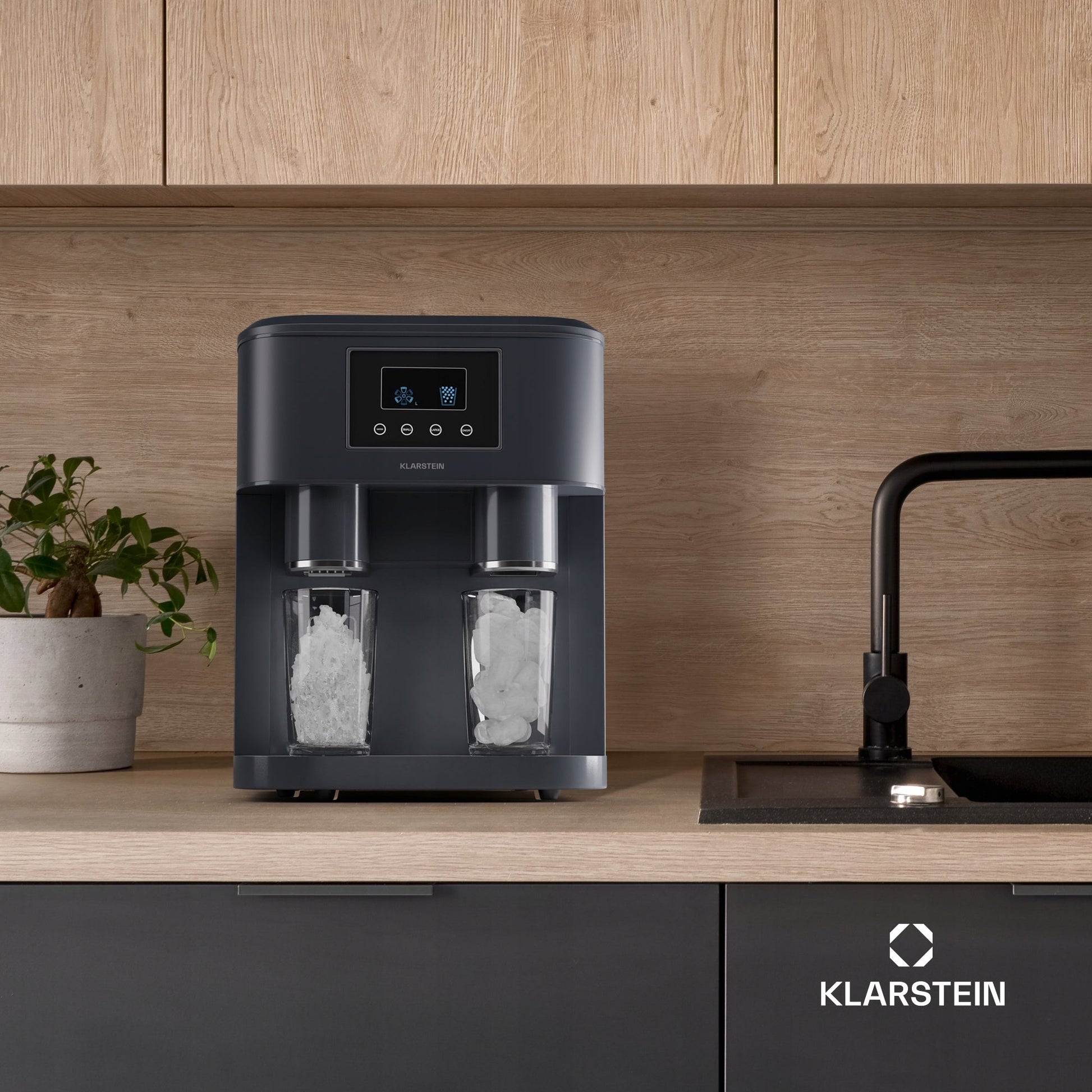 Ledukų gaminimo ir smulkintuvo aparatas 3in1 Klarstein Eiszeit Crush