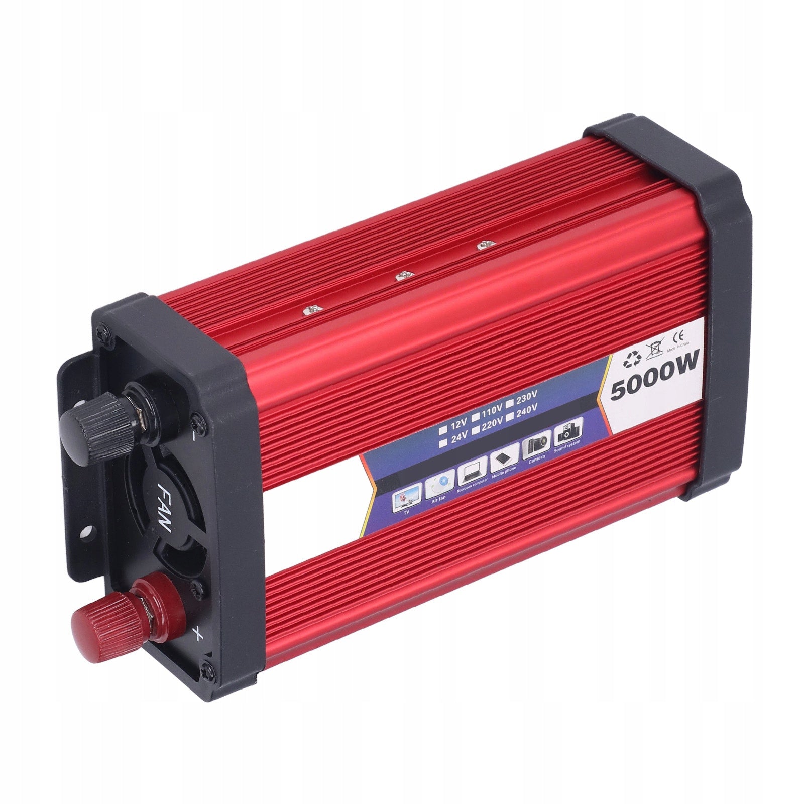 Automobilinis įtampos keitiklis 12V - 220V, 5000W