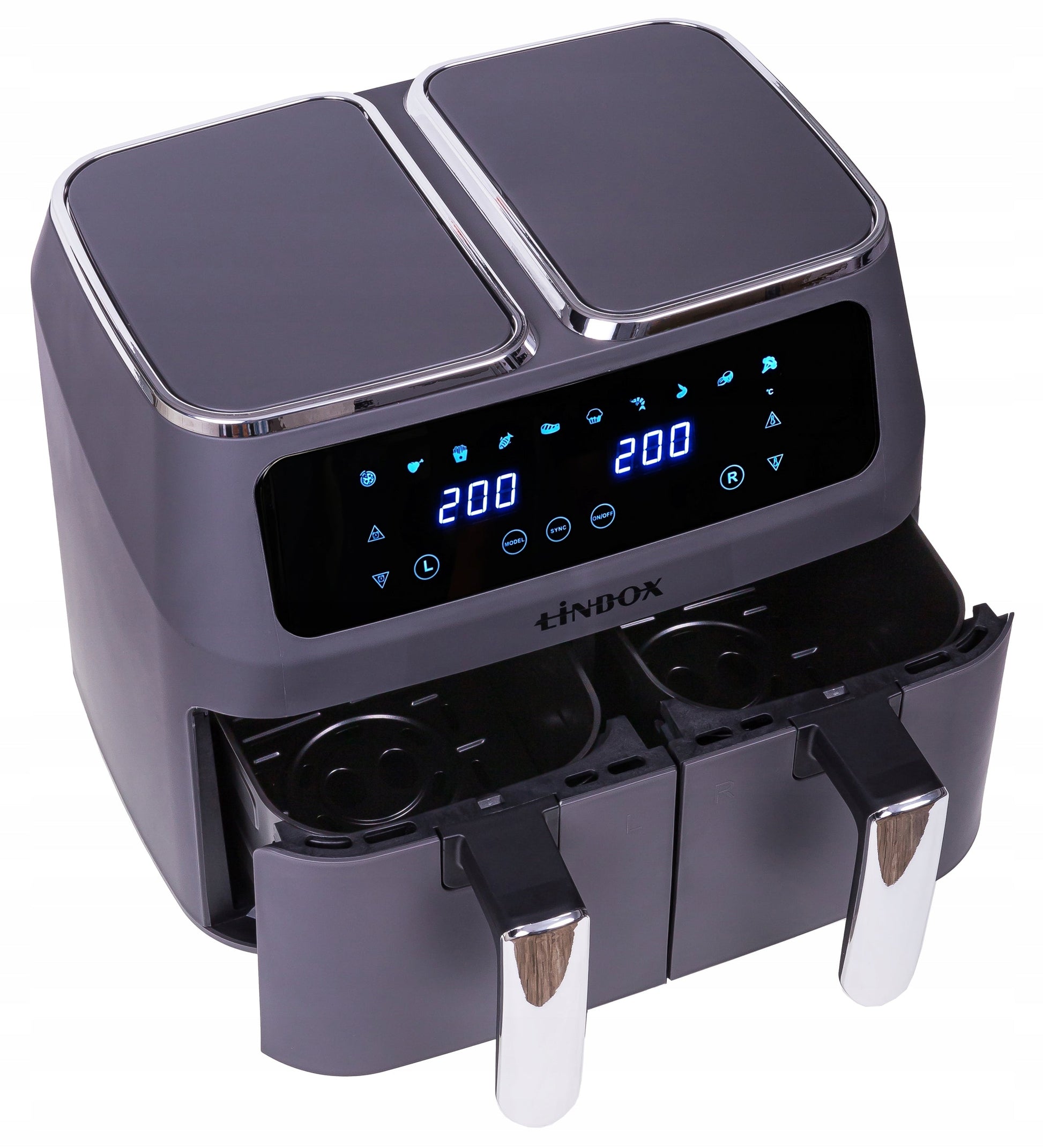 Karšto oro gruzdintuvė 8 l Linbox AIR FRYER 4/4
