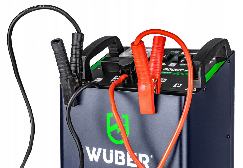 Universalus 12v/24v akumuliatoriaus įkroviklis su starteriu (400a) Wuber 42a