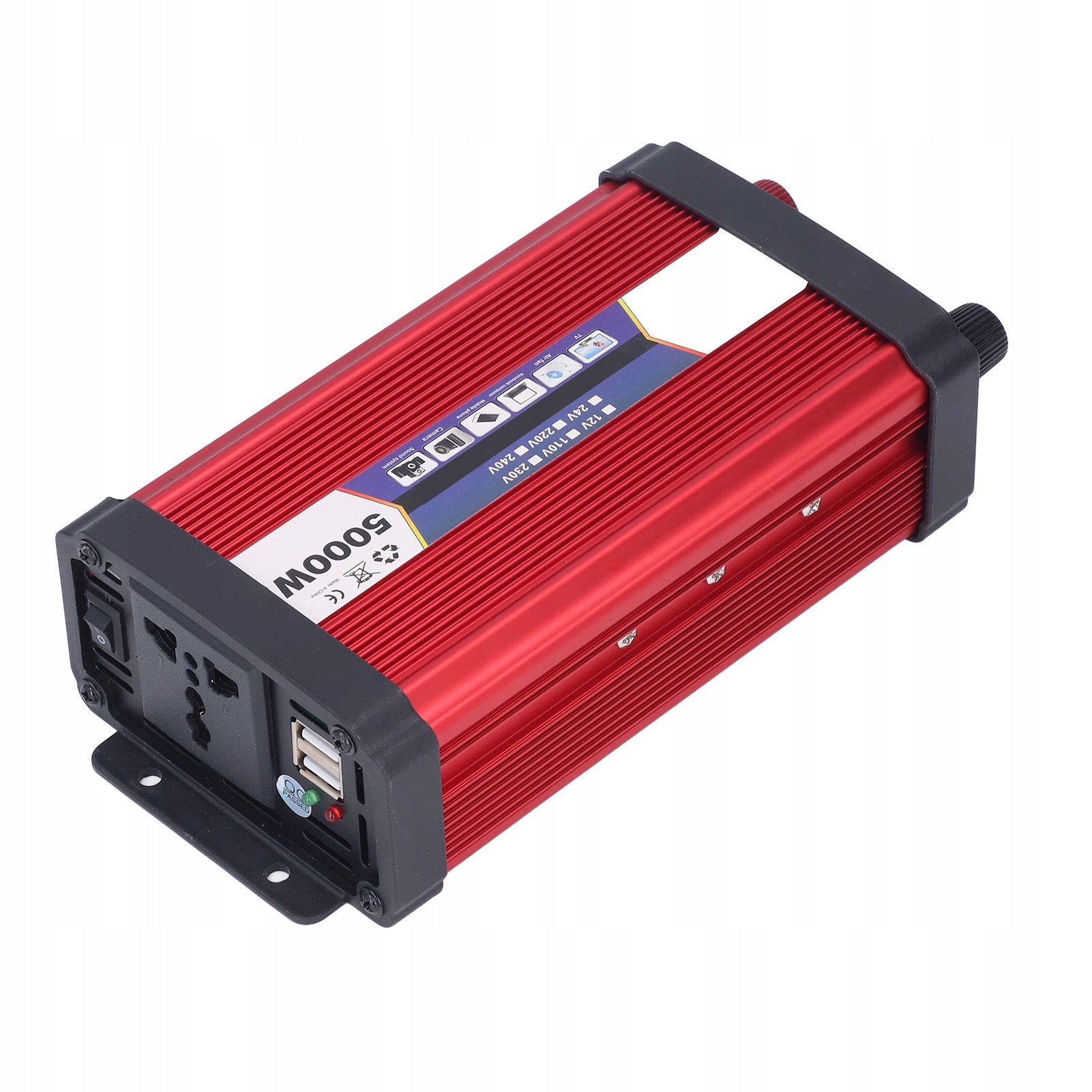 Automobilinis įtampos keitiklis 12V - 220V, 5000W