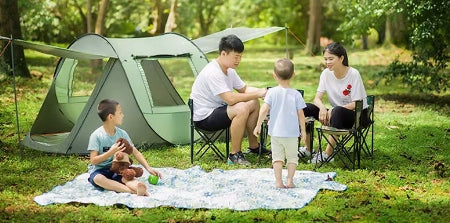 Vandeniui atspari 3 vietų turistinė palapinė stovyklavimui