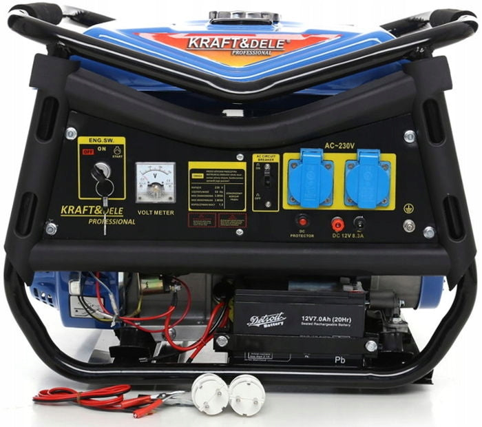 Vienfazis generatorius KRAFT&DELE KD142 – 3000W su ratais