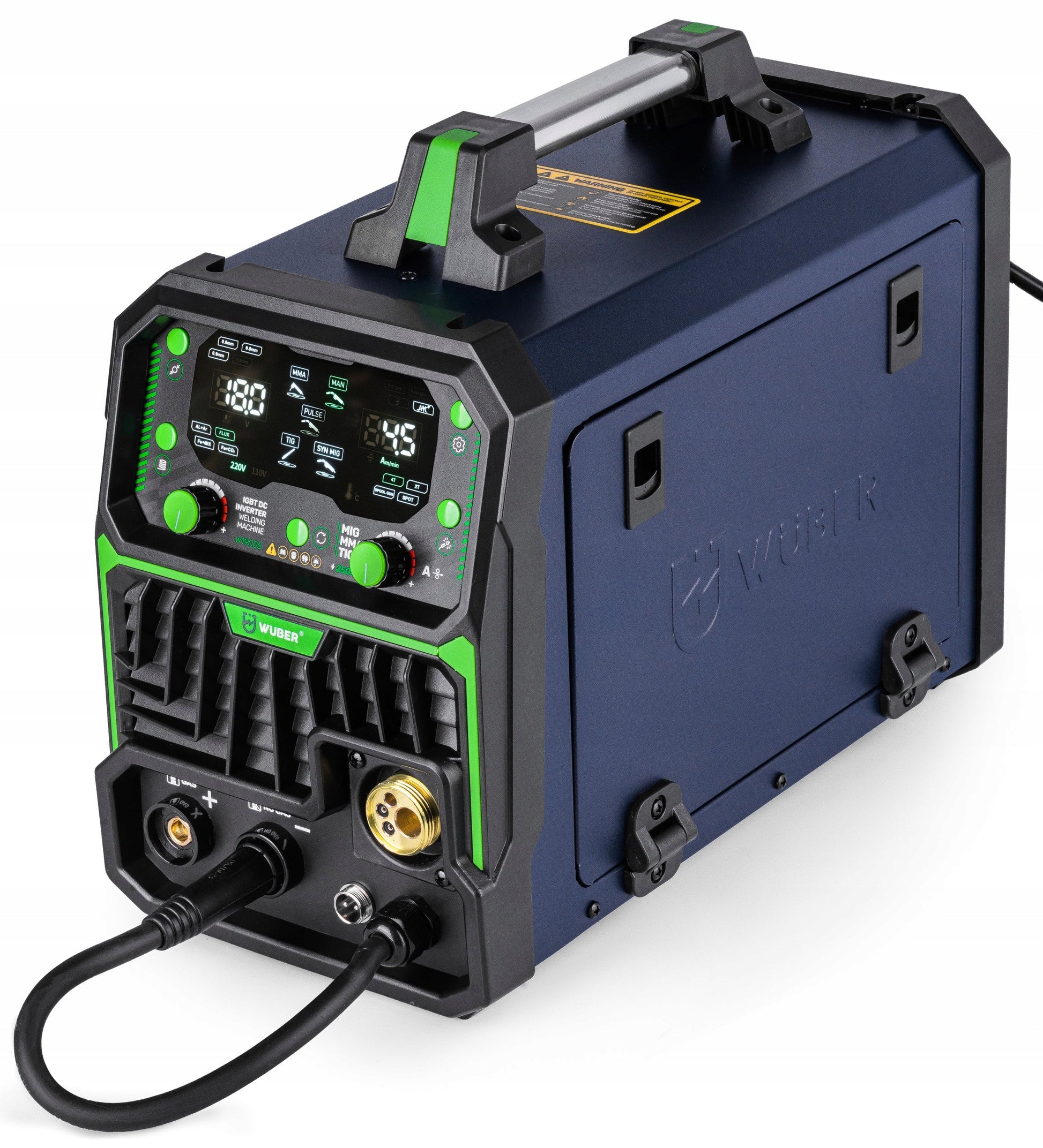 Inverterinis pusautomatis suvirinimo aparatas Wuber MIG FLUX / MMA / TIG / MIG-MAG / 250a