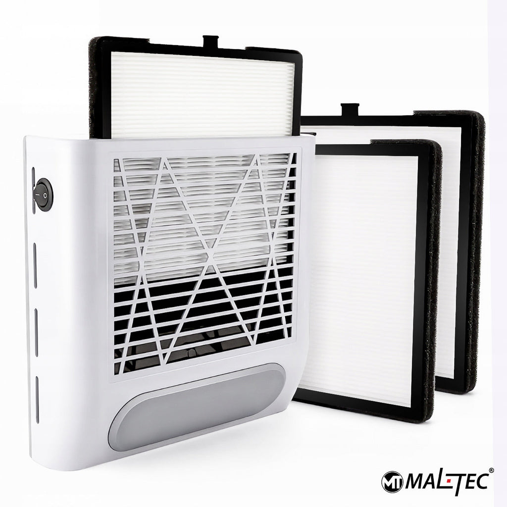Nagų dulkių siurblys su kasete - manikiūro filtras 80w