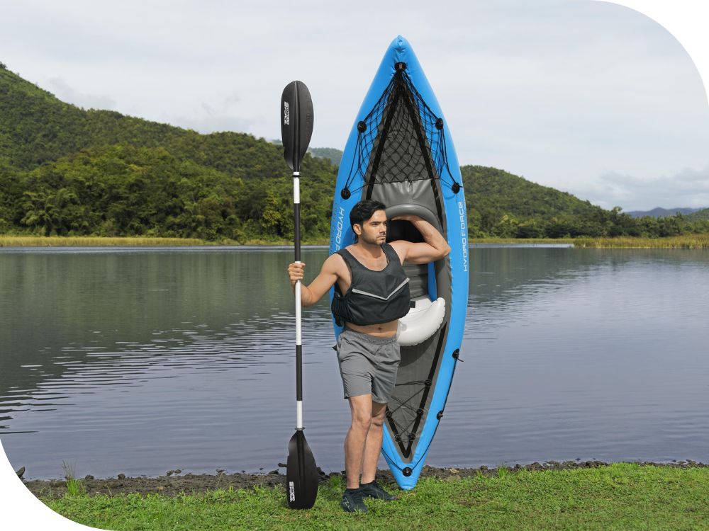 Pripučiama vienvietė baidarė – Bestway Cove Champion X1