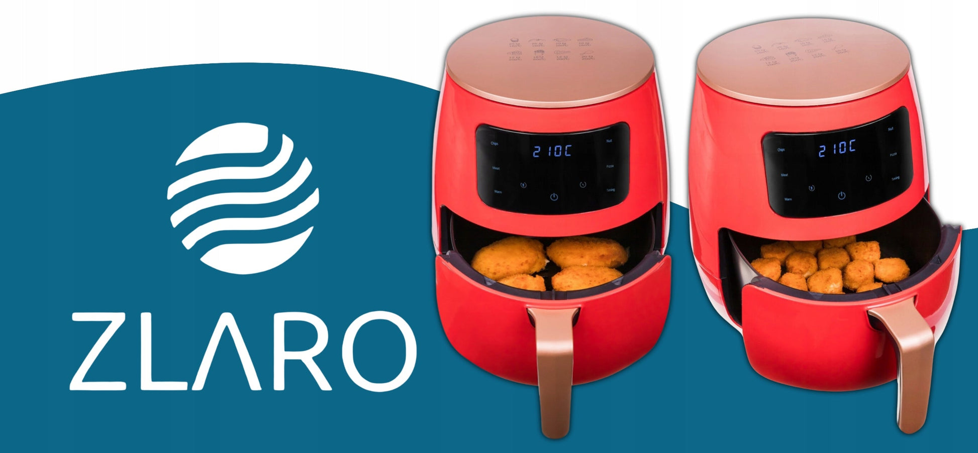 Karšto oro gruzdintuvė Zlaro Air Fryer Oil Free Air Fryer 4,5L 1400W