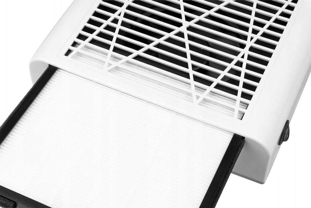Manikiūro dulkių surinkėjas 80W su kasete ir filtru