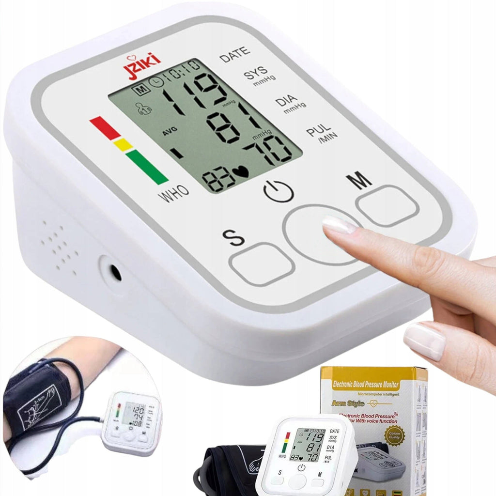 Elektroninis žastinis kraujospūdžio matuoklis BW-3205 su LCD ekranu ir matavimų atmintimi (22–32 cm)