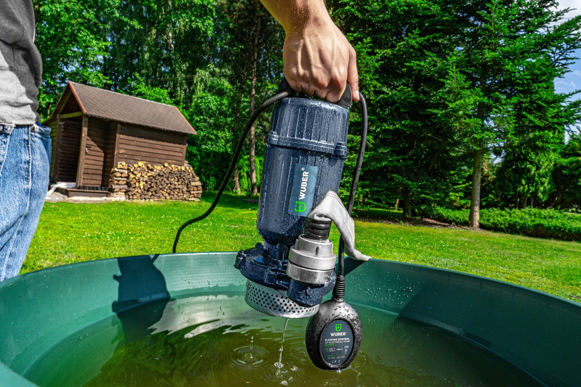 Panardinamas siurblys su plūdine valdymo sistema – WUBER 2,1 kW 250 l/min