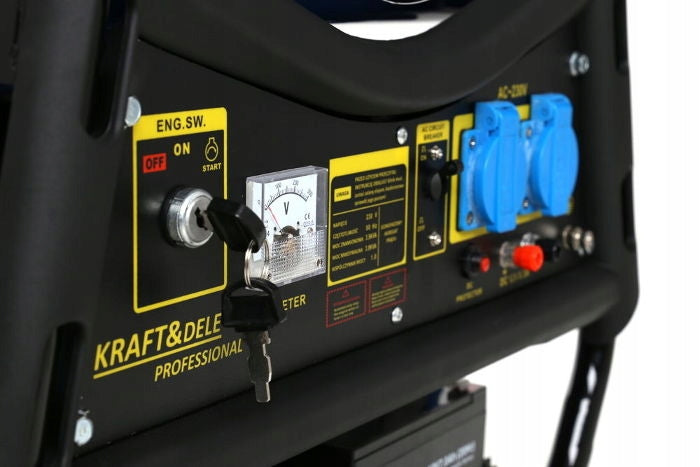 Vienfazis generatorius KRAFT&DELE KD142 – 3000W su ratais