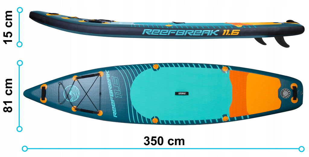 SUP lenta - irklentė Reefbreak 350cm