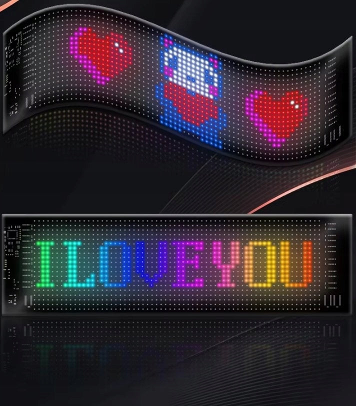 RGB LED Panelė Automobiliams, Sunkvežimiams, TIR Reklamai – 102x348mm