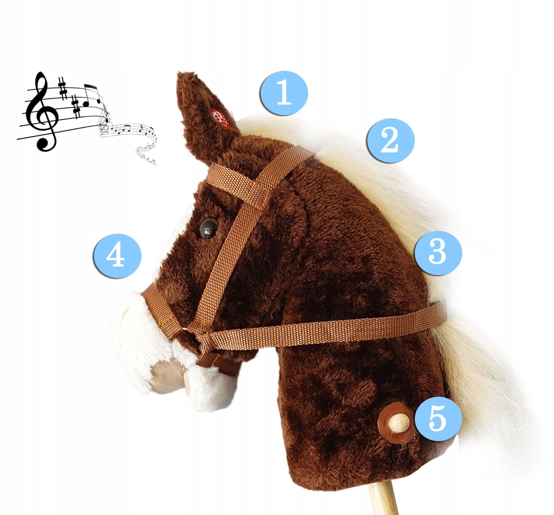 Hobby Horse arkliukas 93 cm su garsu