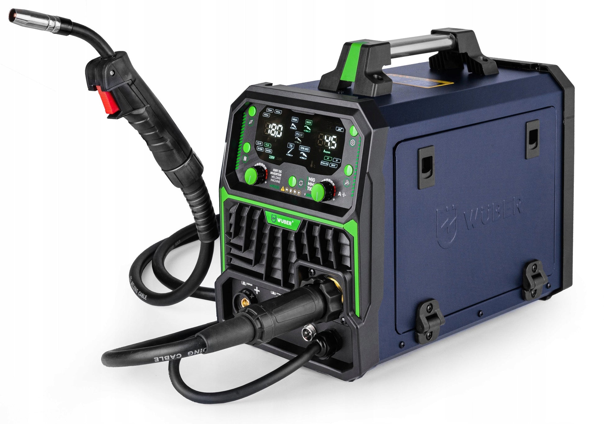 Inverterinis pusautomatis suvirinimo aparatas Wuber MIG FLUX / MMA / TIG / MIG-MAG / 250a