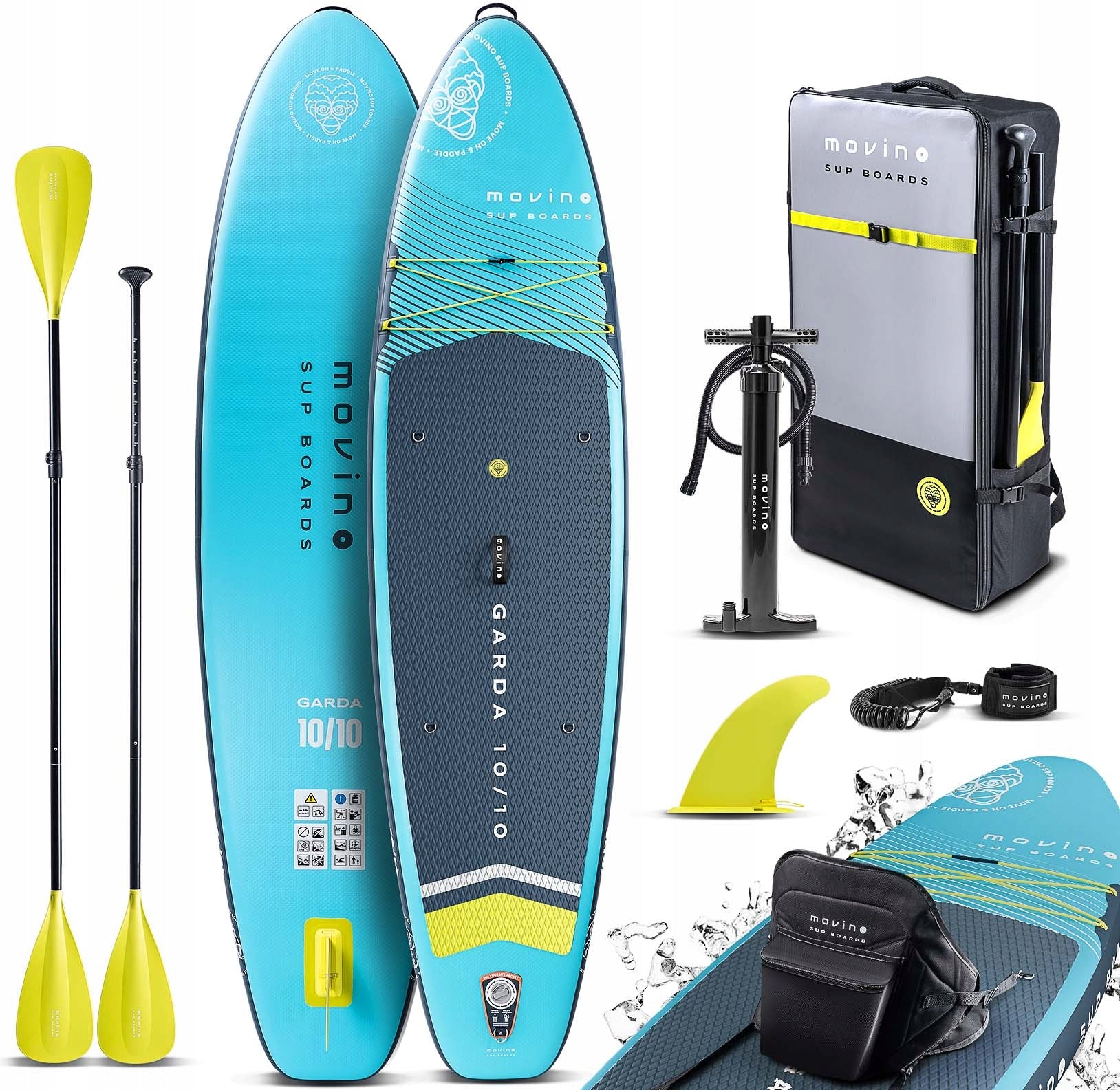 SUP lenta - irklentė Movino GARDA 330cm