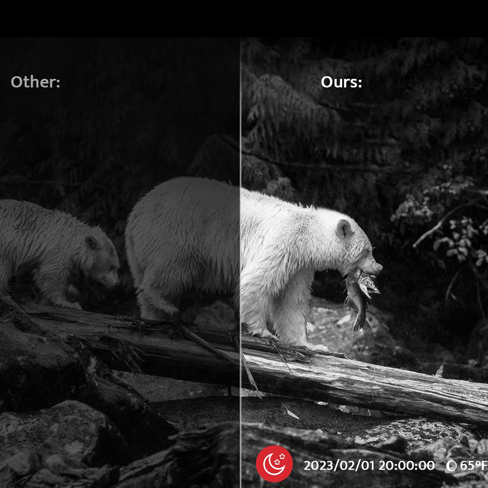 Usogood 4K miško kamera su judesio jutikliu ir Wi-Fi