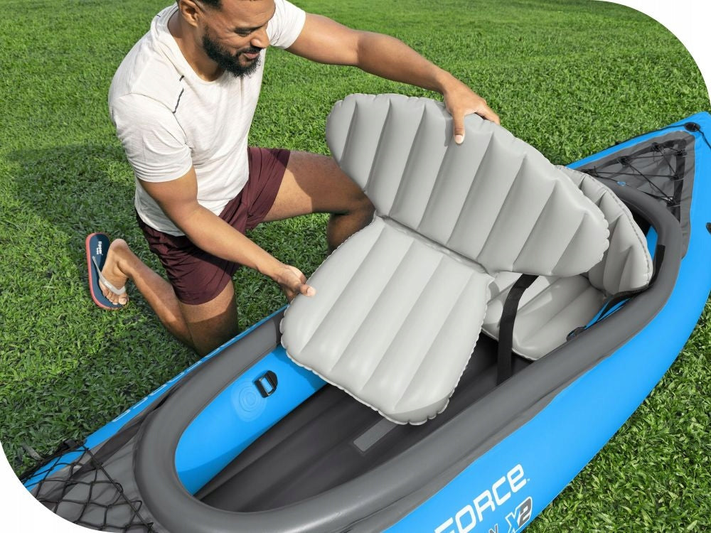 Pripučiama dvivietė baidarė – Bestway Cove Champion X2 (Modelis 2025)