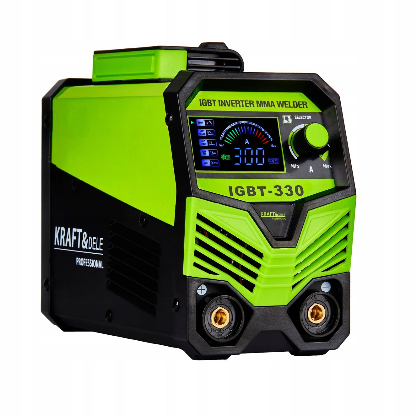 MMA IGBT LIFT TIG LCD 4in1 20-330A Kraft&Dele Inverterinis suvirinimo aparatas