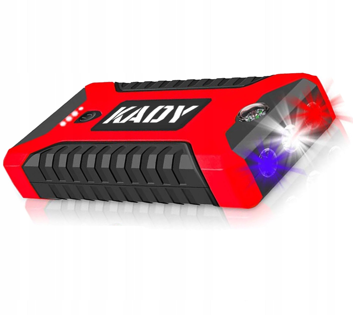 Variklio užvedimo įrenginys su Powerbank ir žibintuvėliu KADY