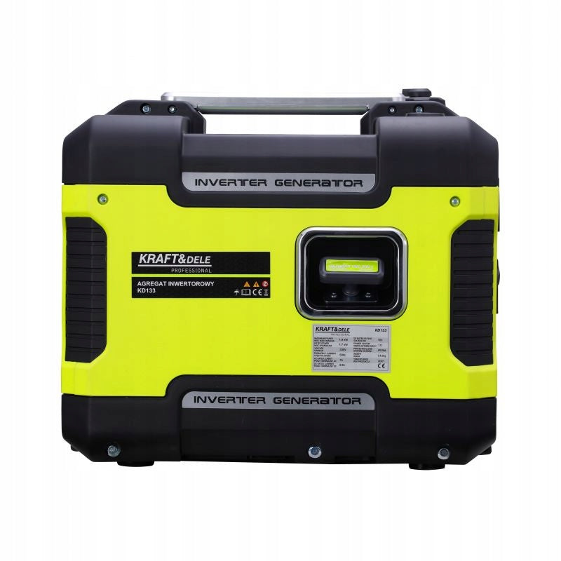 Nešiojamas inverterinis generatorius KRAFT&DELE KD133 1900W, 2x230V, 12V