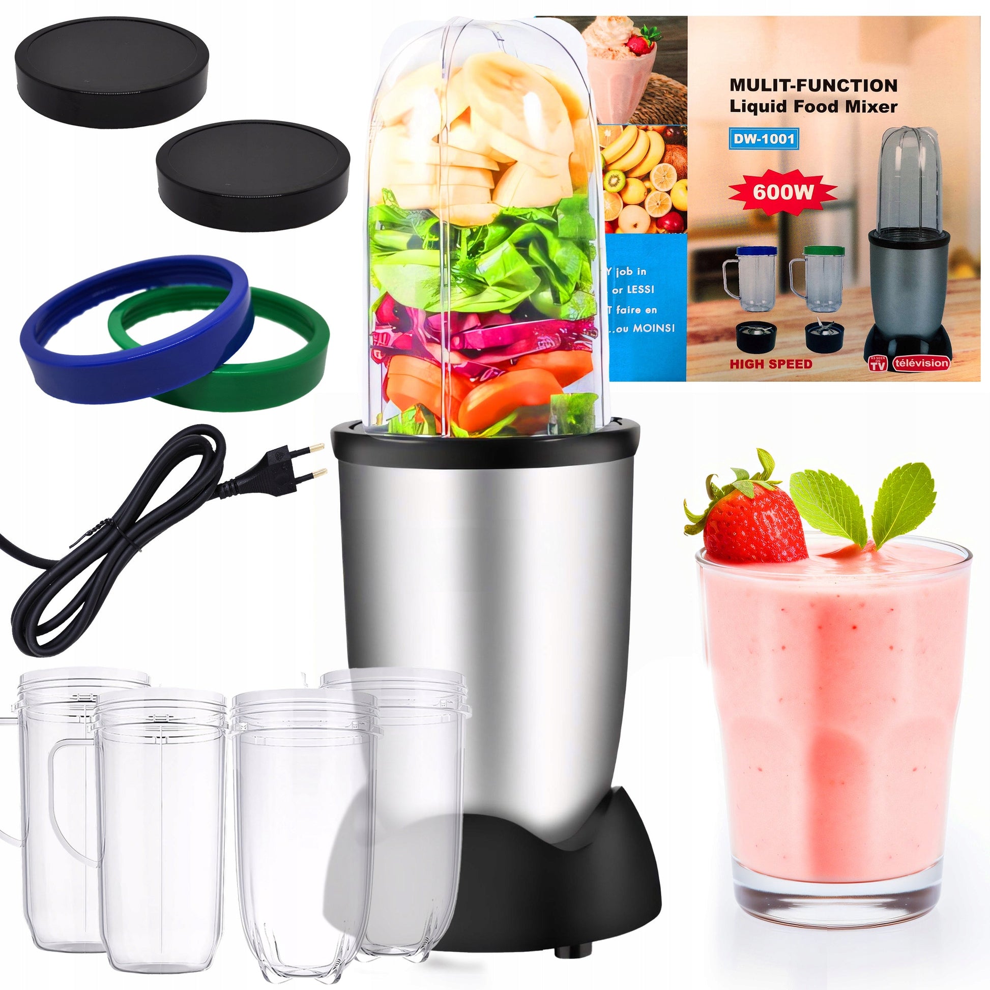Blenderis - smulkintuvas Retoo Cup Blender E606