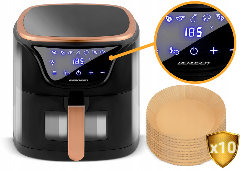 Karšto oro gruzdintuvė 5 l 1500w Berdsen