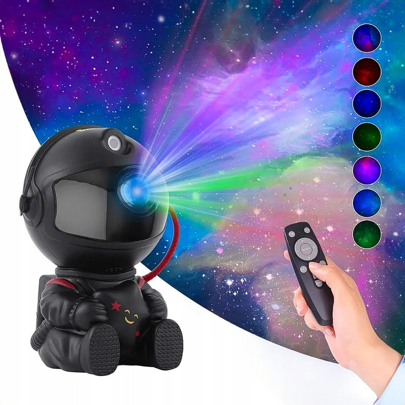 Astronautų žvaigždžių projektorius – naktinė šviesa vaikams