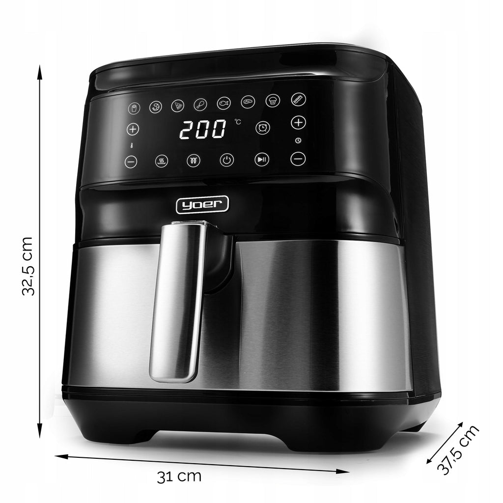Karšto oro gruzdintuvė 4in1 Air Fryer Yoer + WiFi 6L 1700W