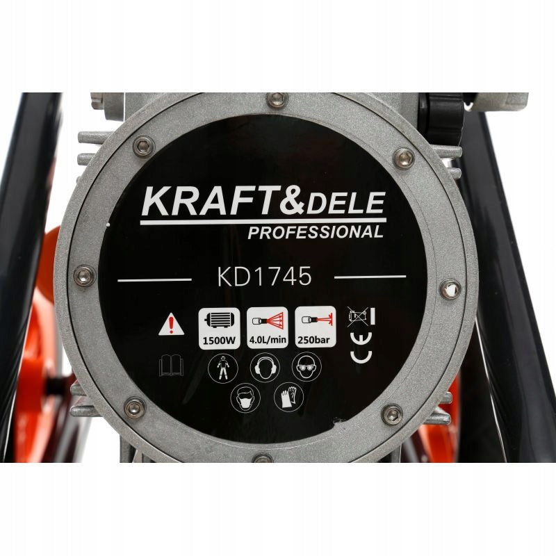Hidrodinaminis dažymo agregatas Kraft&Dele 1500 W 225 Bar