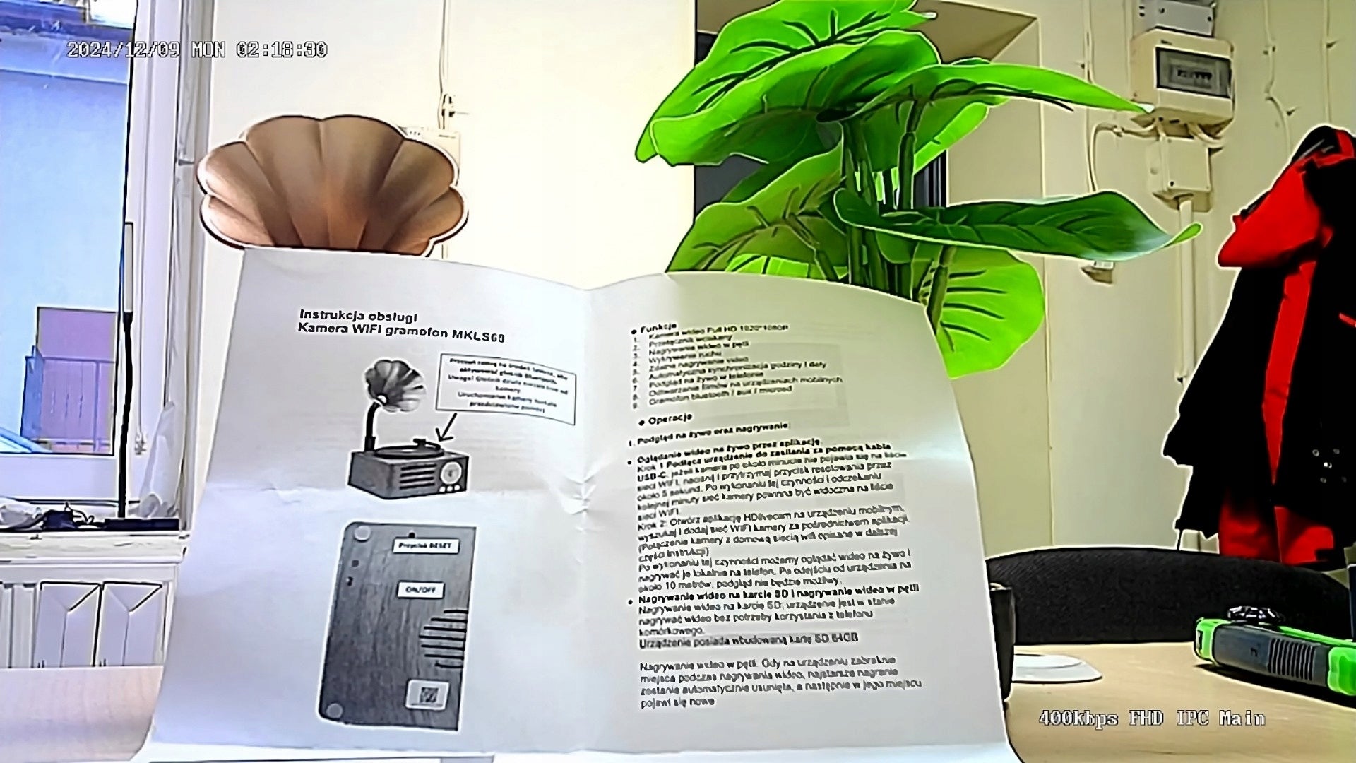 Paslėpta kamera WiFi „Bluetooth“ garsiakalbyje su judesio aptikimu