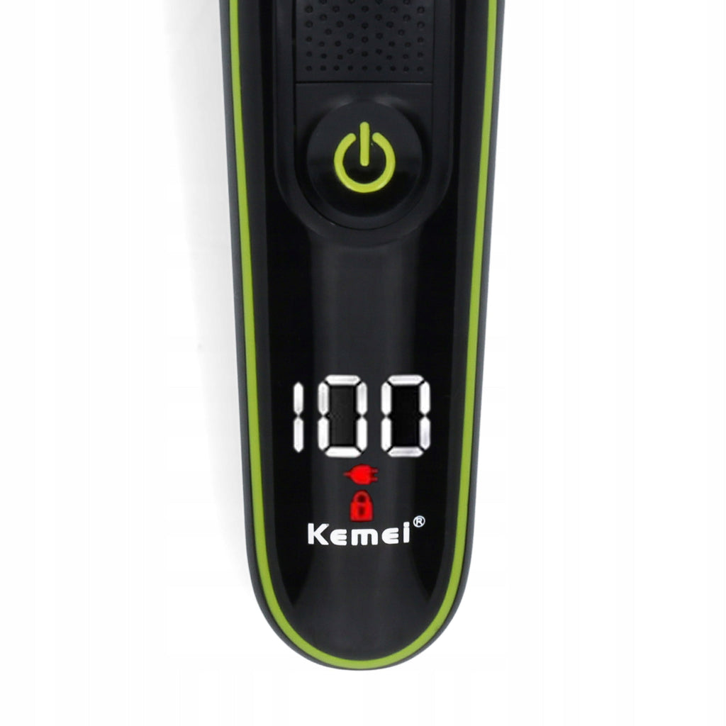 Plaukų ir barzdos kirpimo mašinėlė, trimeris - rinkinys 5IN1 KEMEI BARBER