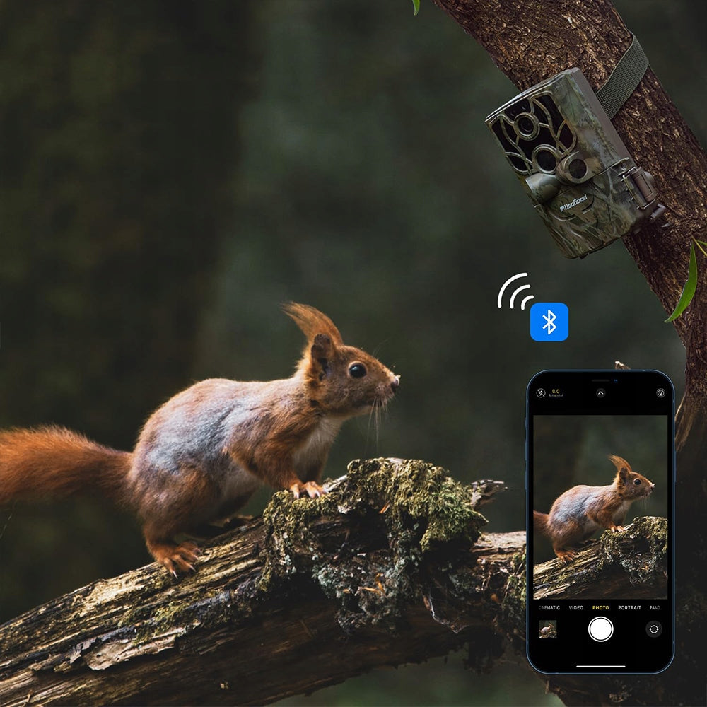 Usogood 4K miško kamera su judesio jutikliu ir Wi-Fi