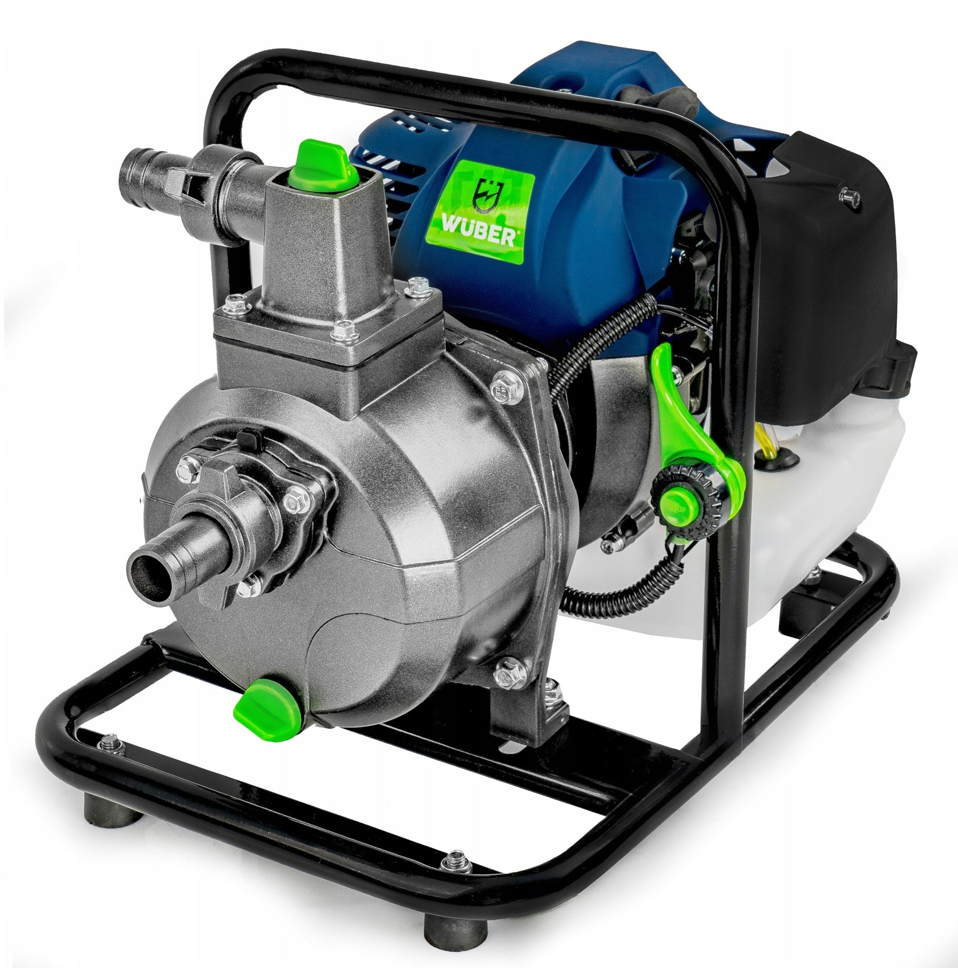 WUBER 1" Benzininis Motosiurblys – 5.2 AG, 18 000 l/h, su priedais ir alyva