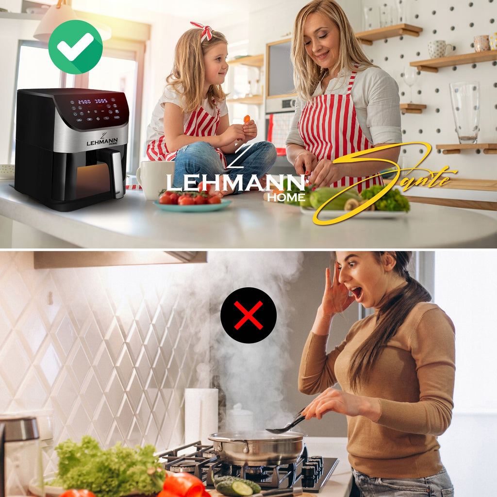 karšto oro gruzdintuvė 6l Lehmann Sante