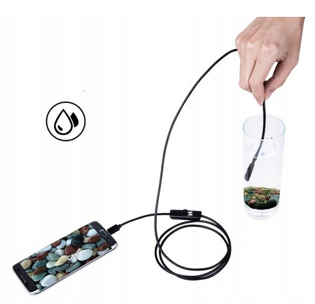 Endoskopinė mini USB kameros sistema – 5m vandeniui atspari