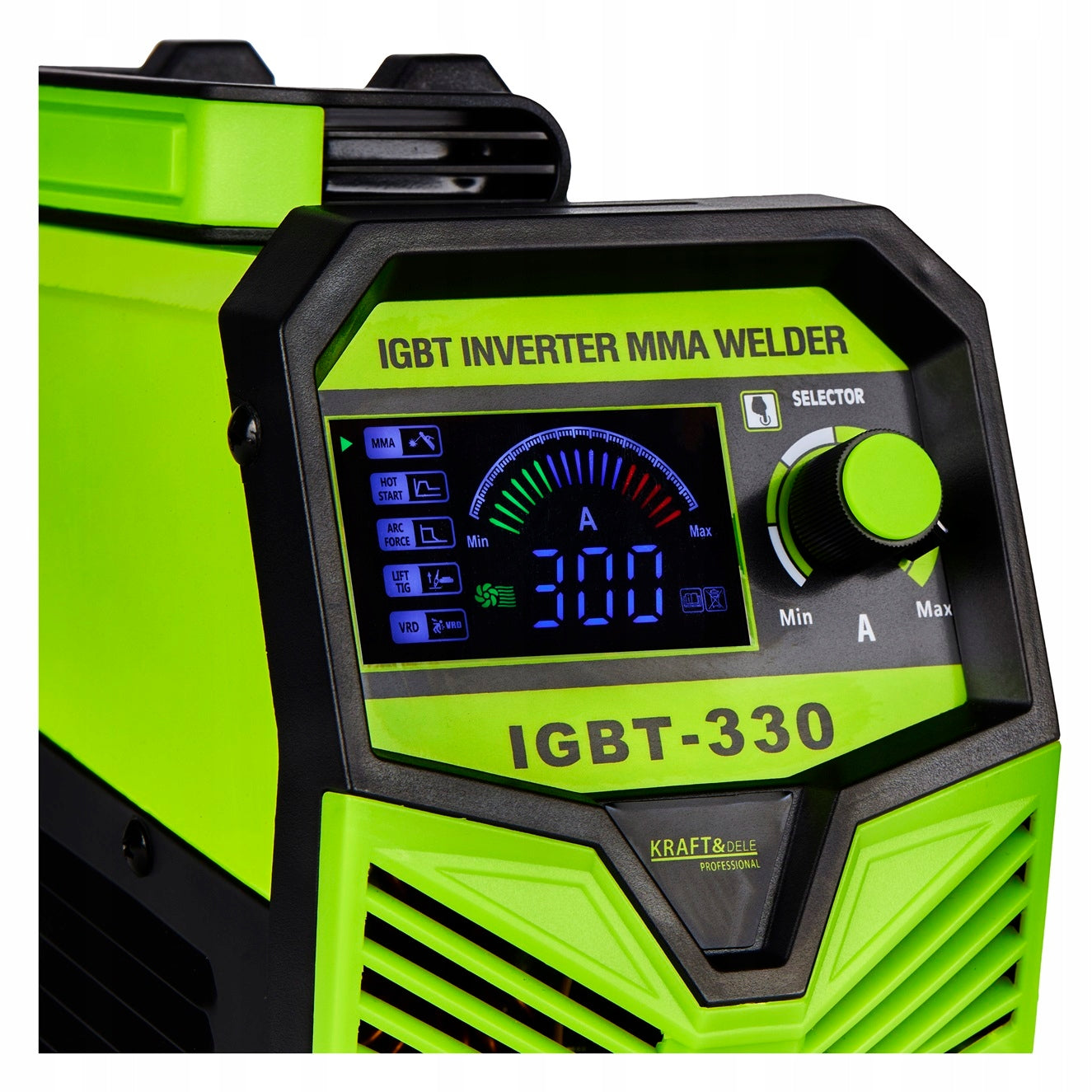 MMA IGBT LIFT TIG LCD 4in1 20-330A Kraft&Dele Inverterinis suvirinimo aparatas
