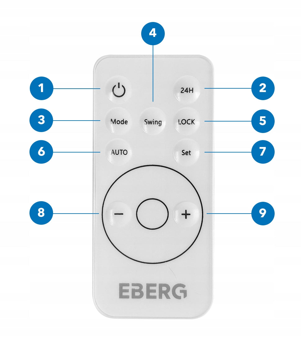 Elektrinė oro užuolaida + šildymas su WiFi ir pulteliu EBERG® Q4 2000W