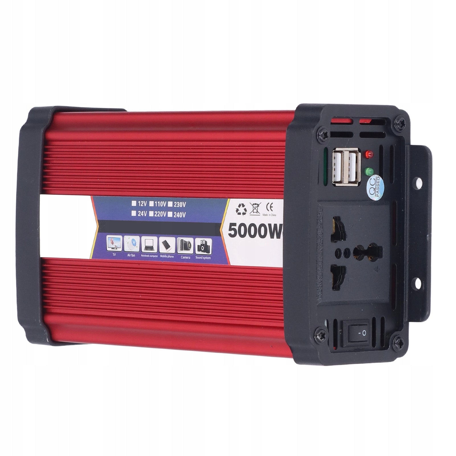 Automobilinis įtampos keitiklis 12V - 220V, 5000W