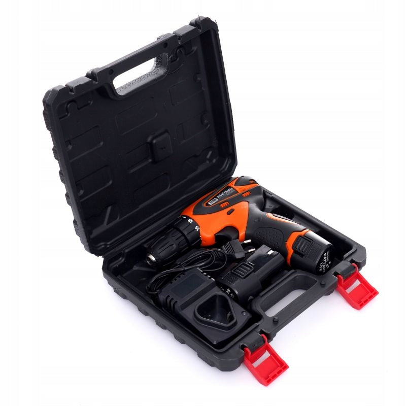 Akumuliatorinis gręžtuvas-suktuvas Kraft&Dele KD3066 – 18V, 1300mAh su lagaminu