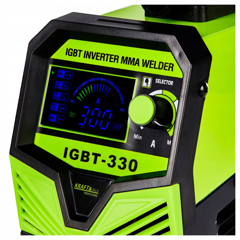 MMA IGBT LIFT TIG LCD 4in1 20-330A Kraft&Dele Inverterinis suvirinimo aparatas