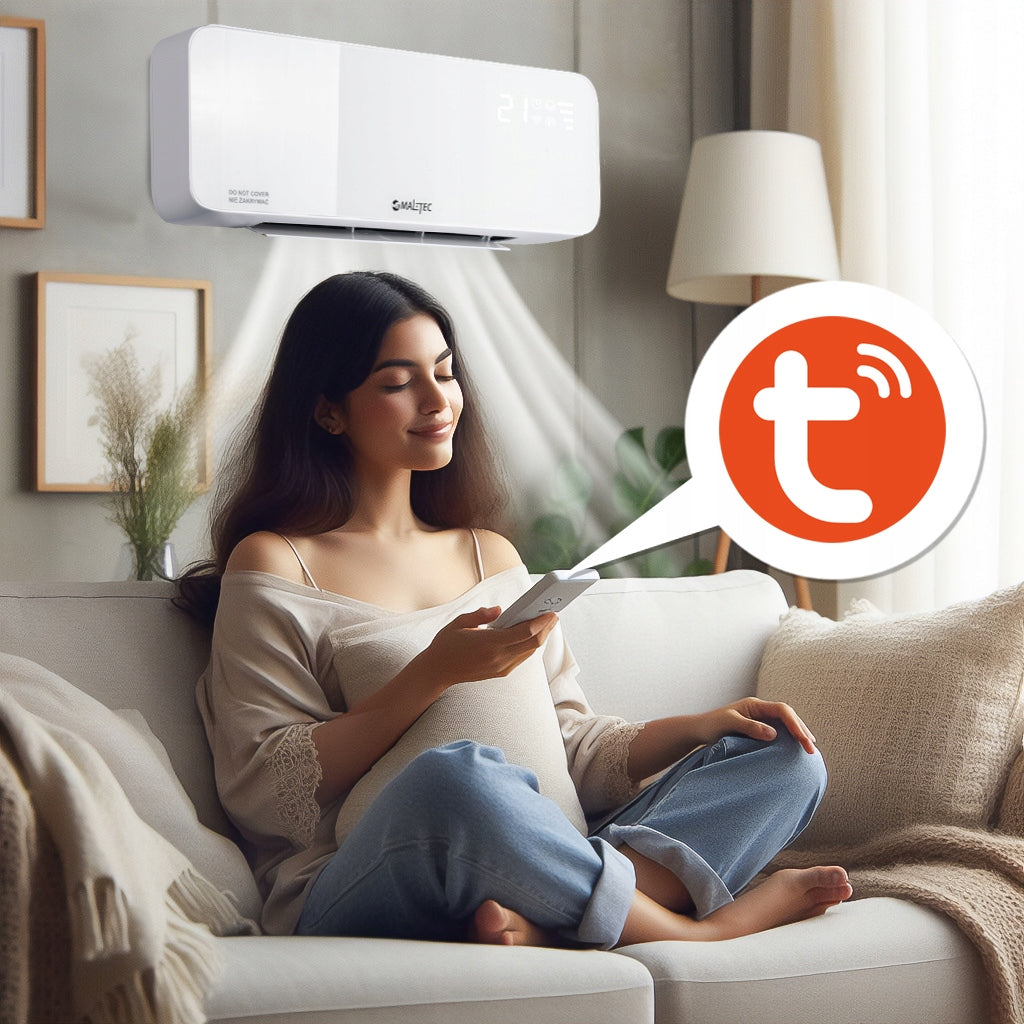 Elektrinė oro užuolaida - šildytuvas Maltec PT4200Wt 2000W su WiFi ir pulteliu