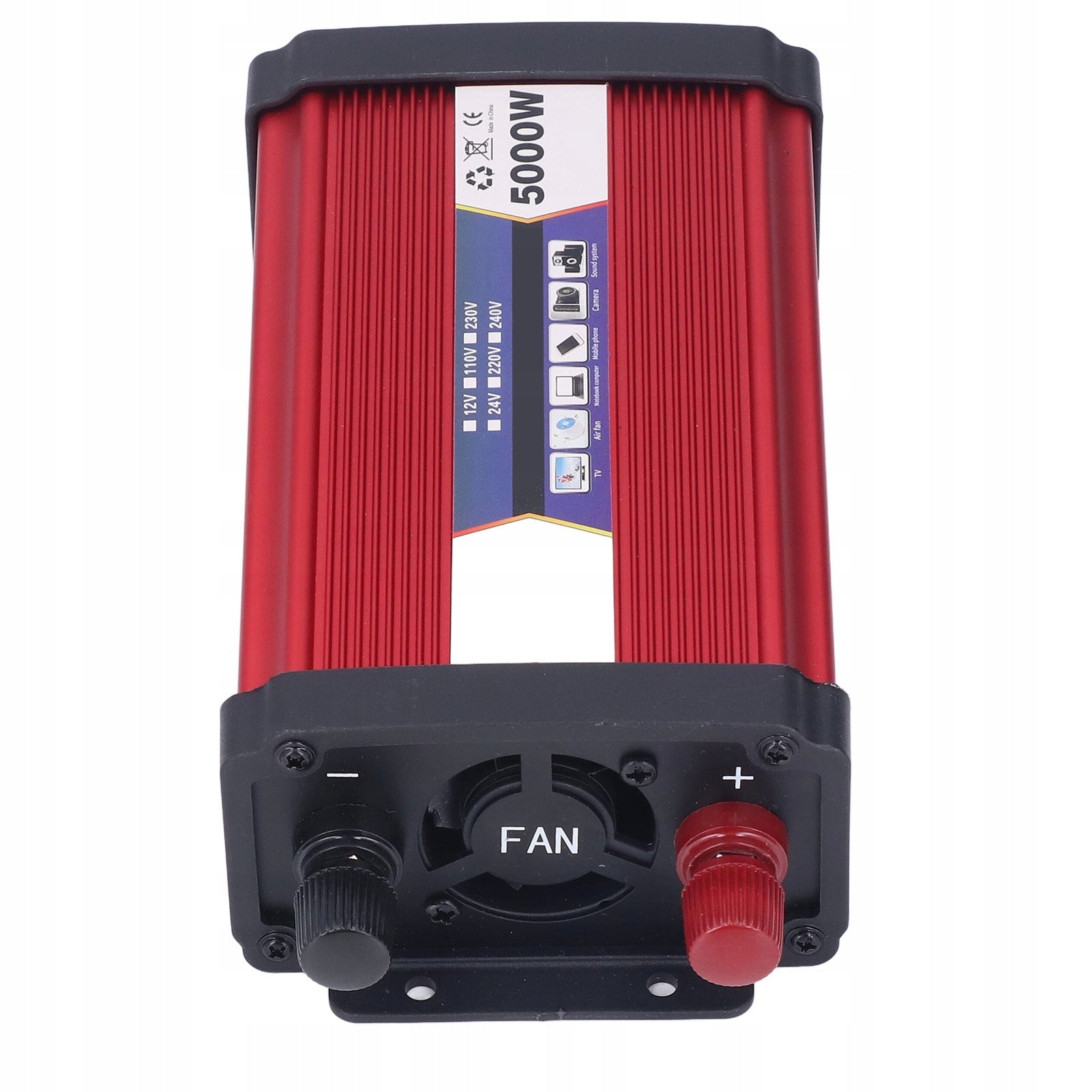 Automobilinis įtampos keitiklis 12V - 220V, 5000W