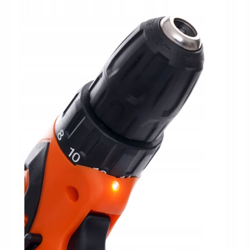 Akumuliatorinis gręžtuvas-suktuvas Kraft&Dele KD3066 – 18V, 1300mAh su lagaminu