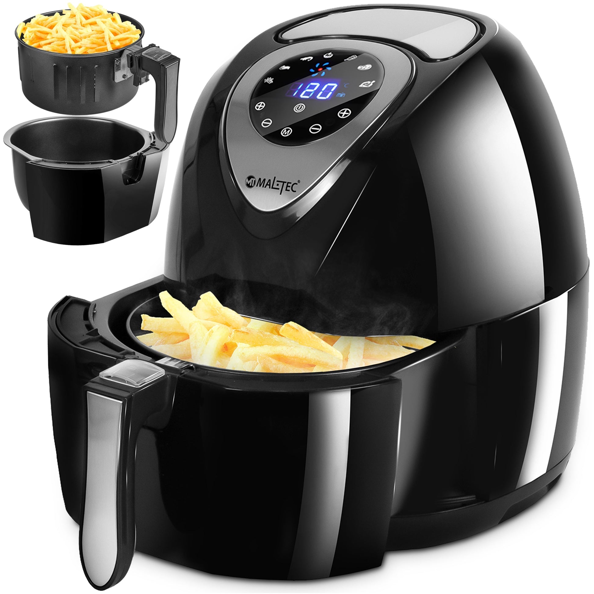 Karšto oro gruzdintuvė 4.3 l MALTEC Ai-fryer 1400 W